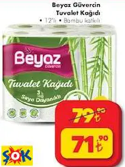 BEYAZ GÜVERCİN TUVALET KAĞIDI